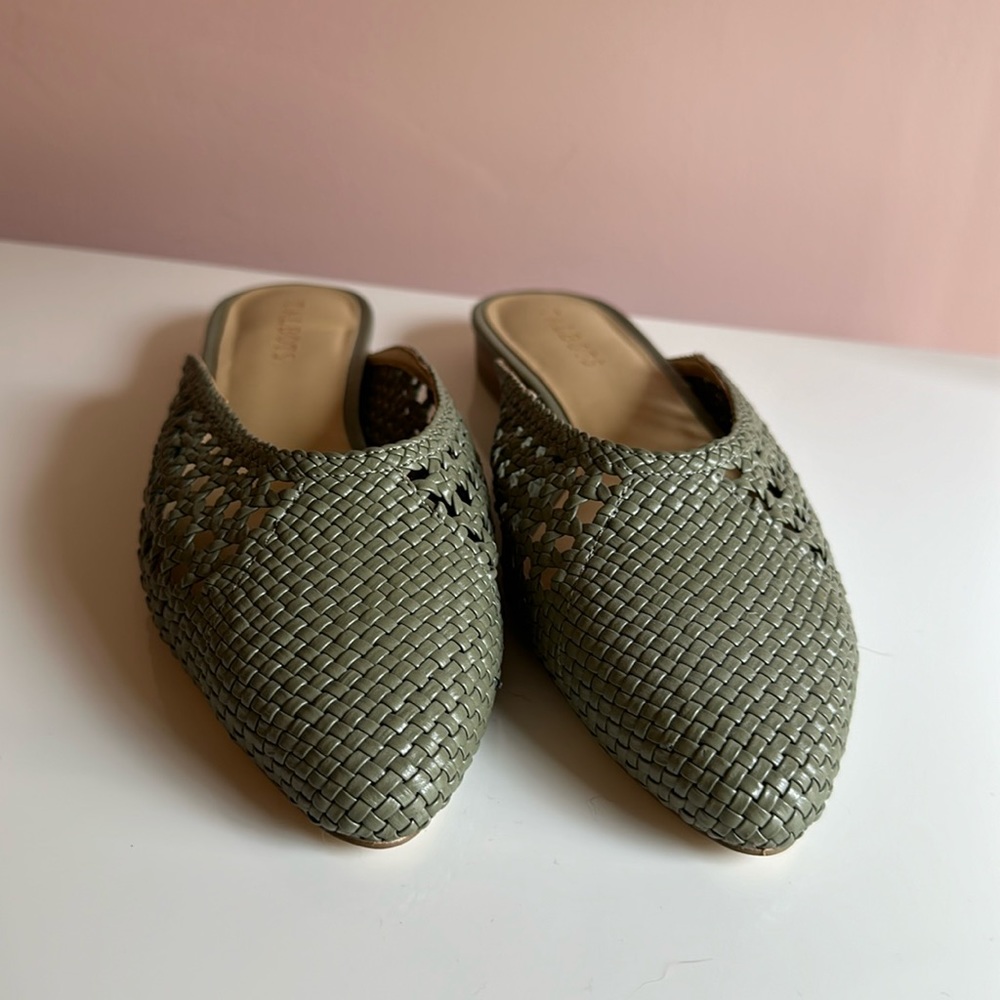 Basketweave sandals